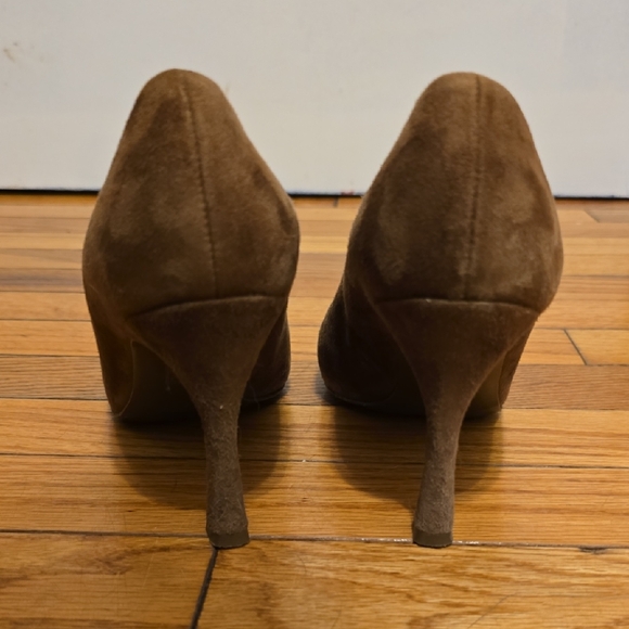 J. Crew Brown Suede Heels - Picture 4 of 8